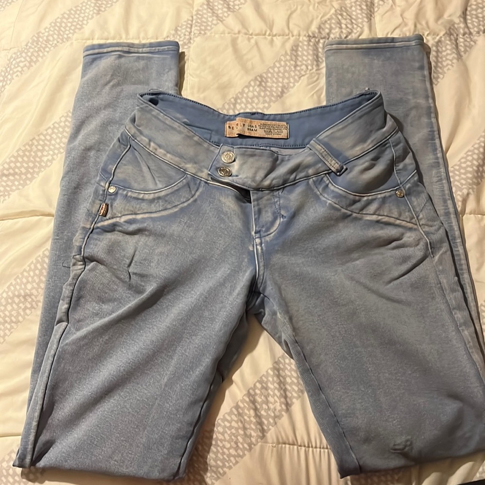Super high waist size 5 beverly jeans